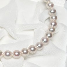 画像4: アコヤ真珠 パールネックレス ホワイト 6-6.5mm ラウンド 約42cｍ GIA宝石鑑定士保証書付き (4)