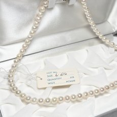 画像3: アコヤ真珠 パールネックレス ホワイト 6-6.5mm ラウンド 約42cｍ GIA宝石鑑定士保証書付き (3)