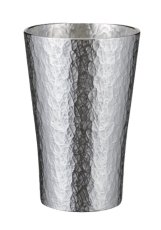 本錫タンブラー　六花中ペア　専用桐箱付き