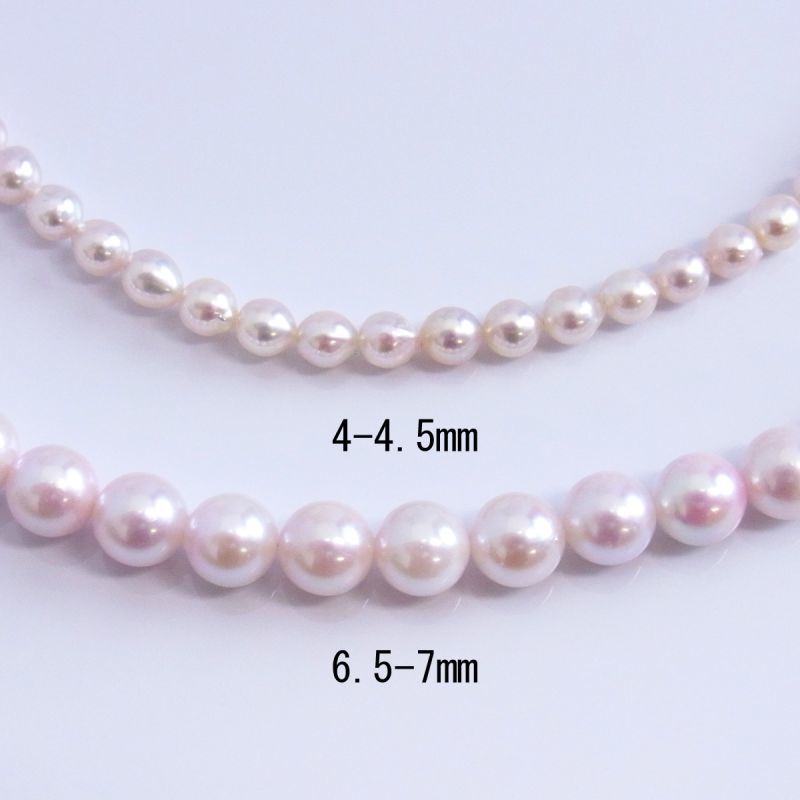 真珠ネックレス アコヤ本真珠 フォーマル エレガント ４ ４ ５ｍｍ ベビーパール 貴重 珍しい セット