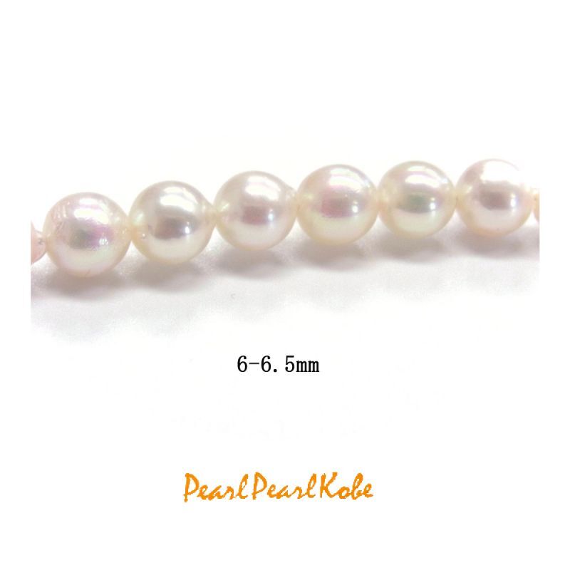 あこや本真珠 ネックレスセット イヤリング ピアス 6-6.5mm ホワイト ラウンド フォーマル 定番 ピアス k14WG 冠婚葬祭