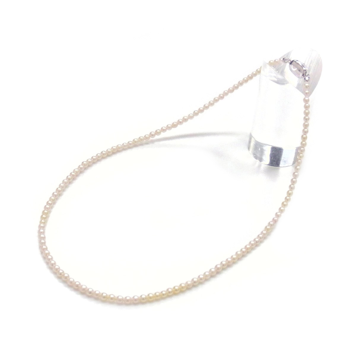 #C70  3-3.5mm淡水ベビー本真珠ネックレス　シルバー925金具
