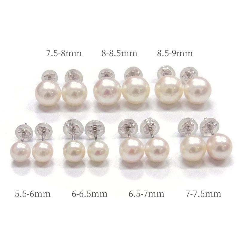 あこや本真珠 ピアス イヤリング 4.5-5ｍｍ ベビーパール ホワイト 18 