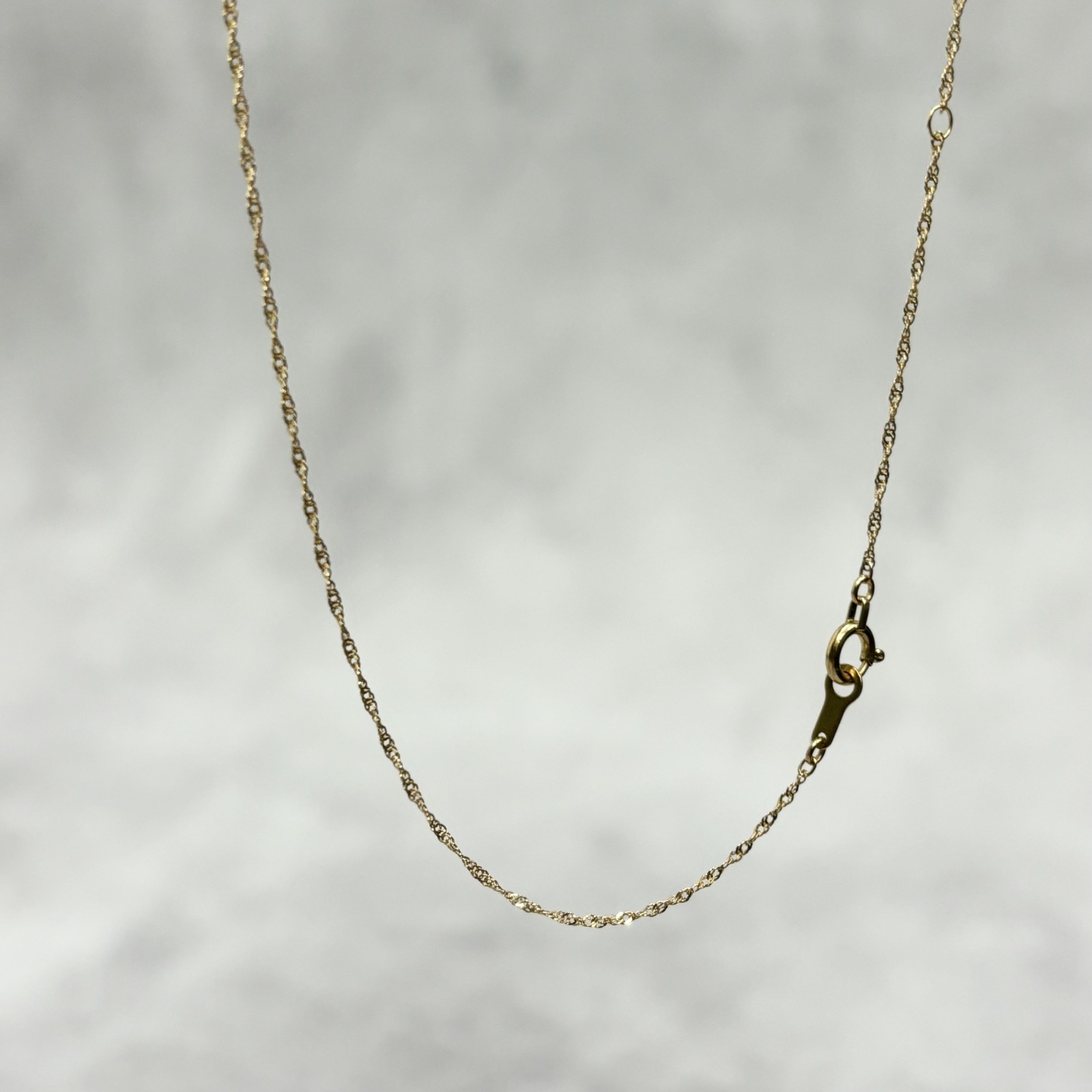 K18YG】ワイヤーネックレスあこや真珠6mmピンアジャスター