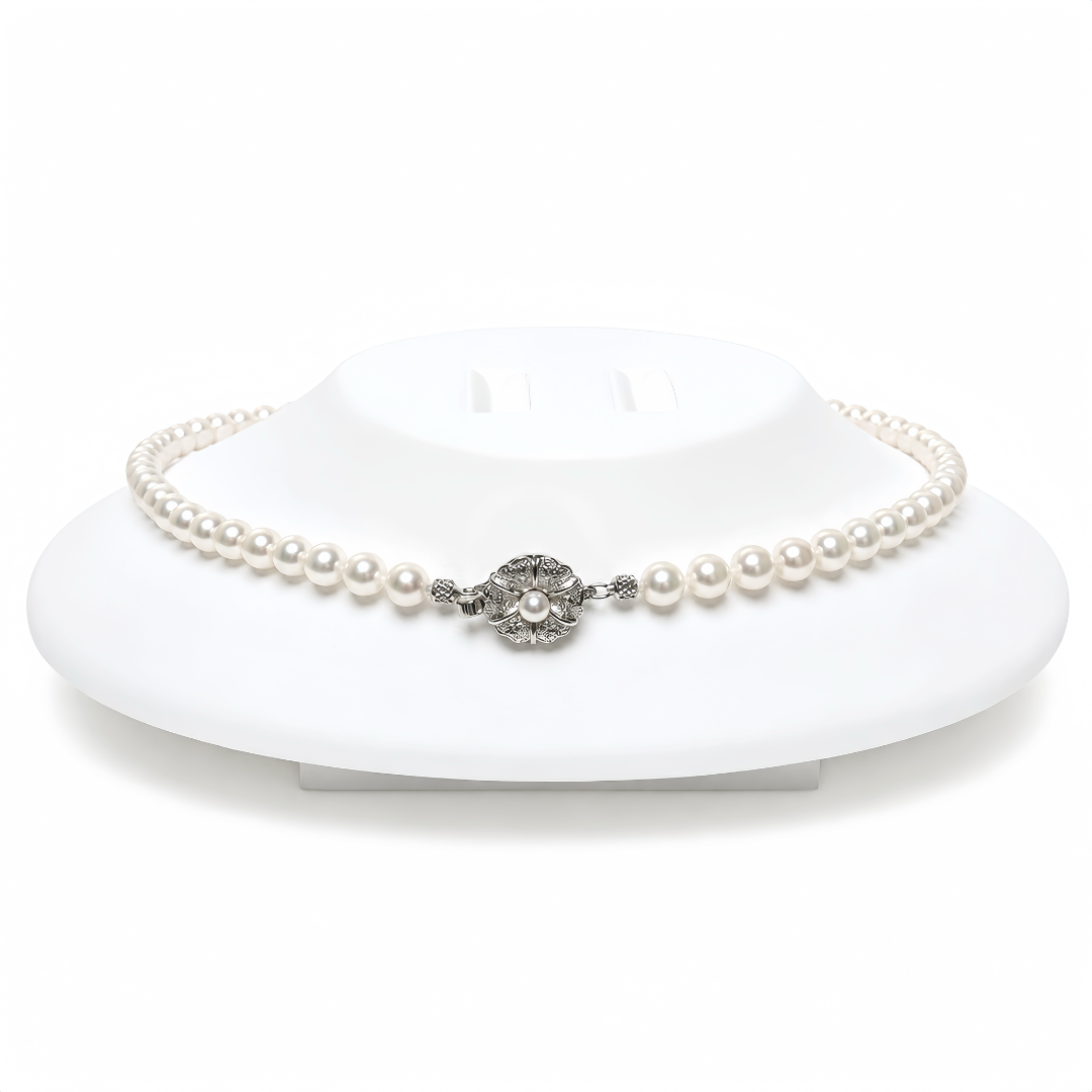 パール様ご確認用です アコヤ真珠 パールネックレス 6-6.5mm ホワイト ラウンド 約42cm GIA
